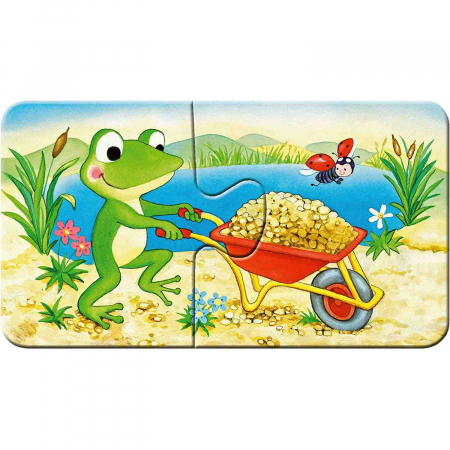 Puzzle Animale Muncitoare, 9X2 Piese [2]