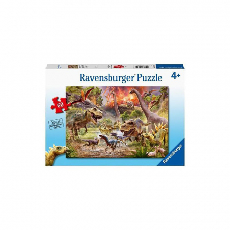 Puzzle Atacul Dinozaurilor, 60 Piese [1]