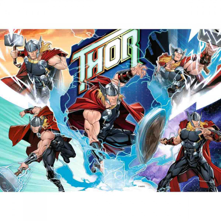 Jocuri tip puzzle - Puzzle Avengers Thor, 100 Piese