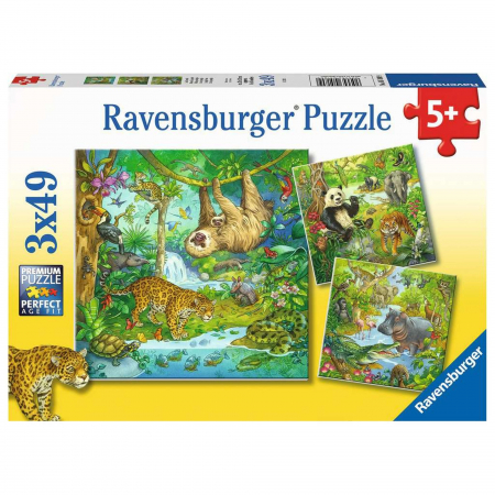 Puzzle Aventuri In Jungla, 3X49 Piese [3]