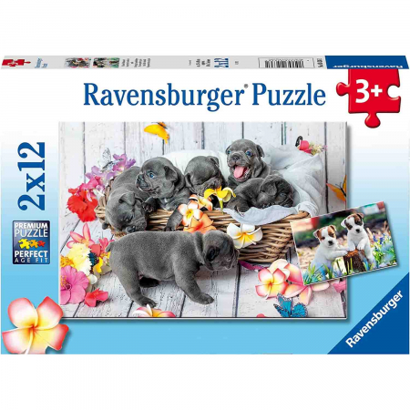 Puzzle Catelusi, 2X12 Piese [2]