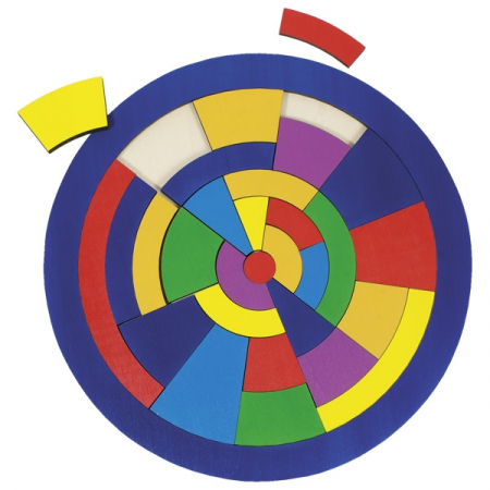 Jocuri tip puzzle - Puzzle circular Combinatii de culori