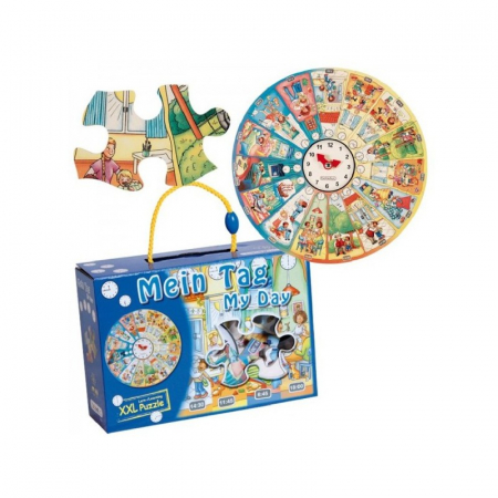 Puzzle circular Invata ceasul Beleduc [1]