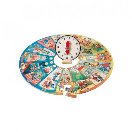 Puzzle circular Invata ceasul Beleduc [0]
