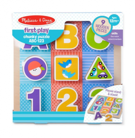 Puzzle cu piese mari pentru belelusi  Melissa and Doug [1]