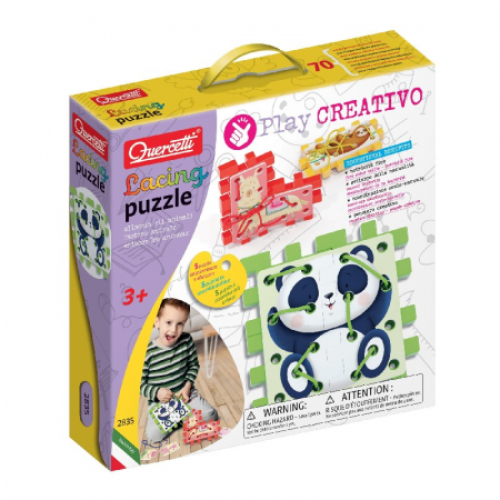 Jocuri tip puzzle - Puzzle cu sireturi Quercetti