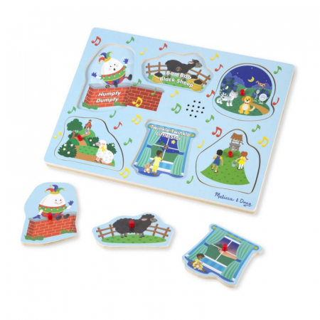 Puzzle cu sunete Cantecele copilariei 2 - Melissa and Doug [1]