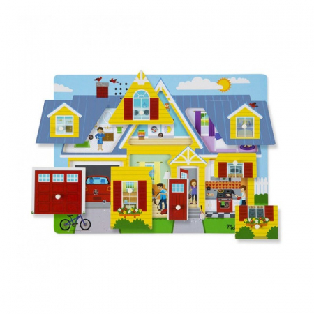 Puzzle cu sunete Casa mea  Melissa and Doug [1]