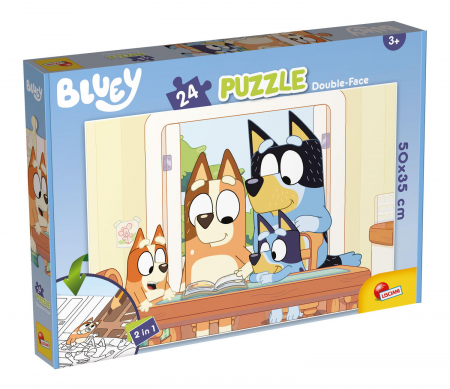 Arta si creatie - Puzzle de colorat - Bluey (24 de piese)