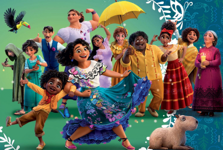 Puzzle de colorat - Encanto (2 x 60 piese) [1]