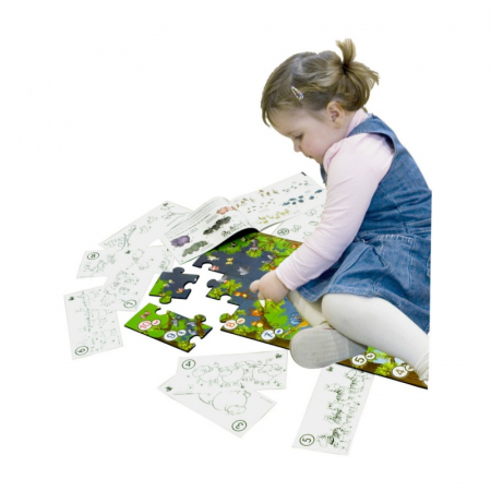 Puzzle de podea educativ cu numere Miniland 40 piese - Miniland [1]