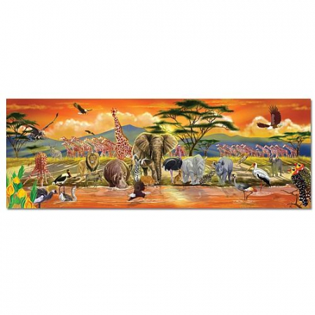 Puzzle de podea Safari Melissa and Doug 100 piese [0]