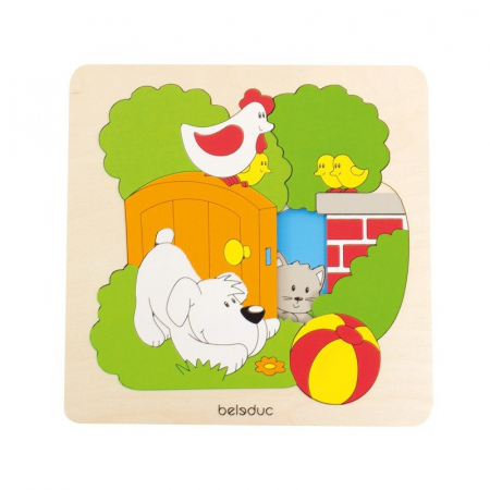 Jocuri tip puzzle - Puzzle Descopera Gradina Beleduc