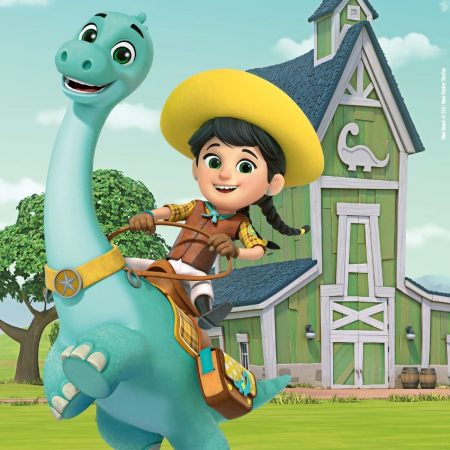 Jocuri tip puzzle - Puzzle Dino Ranch, 3X49 Piese