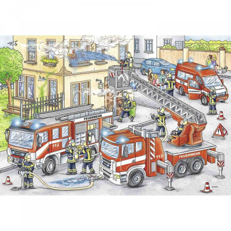 Jocuri tip puzzle - Puzzle Eroi In Actiune, 2X24 Piese
