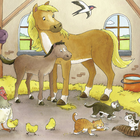 Puzzle Familii Fericite De Animale, 2X12 Piese [2]