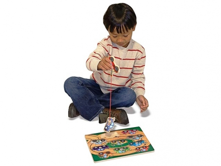 Puzzle lemn magnetic Remorcherul Melissa and Doug [0]