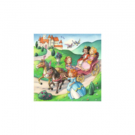 Jocuri tip puzzle - Puzzle Micile Printese, 3X49 Piese