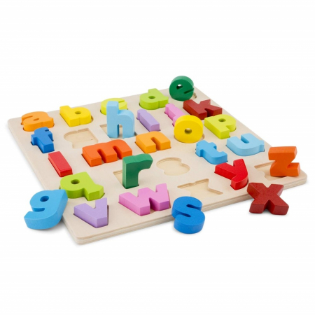 Jocuri tip puzzle - Puzzle New Classic Toys Alfabet Litere Mici
