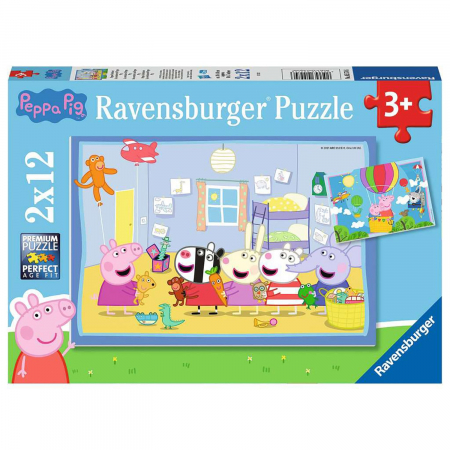 Puzzle Peppa Pig, 2X12 Piese [1]