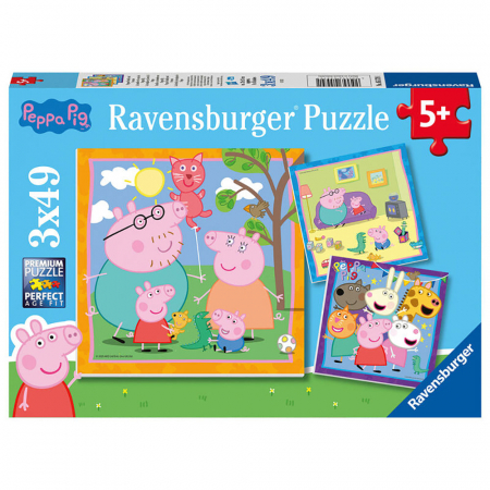 Puzzle Peppa Pig, 3X49 Piese [1]