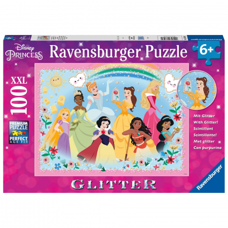 Puzzle Printesele Disney, 100 Piese Glitter [2]