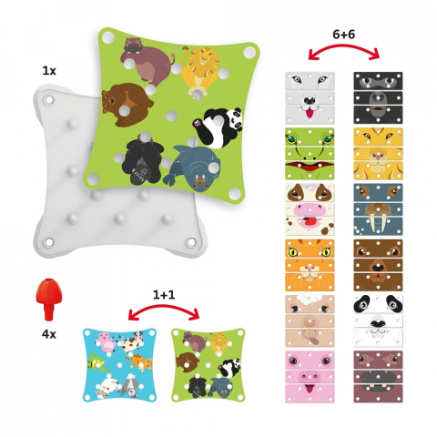 Puzzle Quercetti Ghiceste Animalul [4]