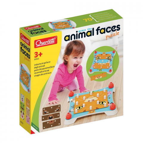 Jocuri tip puzzle - Puzzle Quercetti Ghiceste Animalul