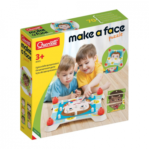 Jocuri tip puzzle - Puzzle Quercetti Make a Face