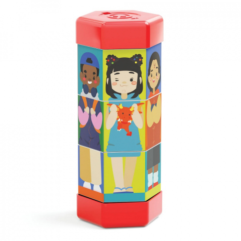 Puzzle Quercetti Tubo Mix & Match Meserii [1]