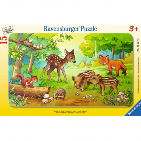 Jocuri tip puzzle - Puzzle Ravensburger - Animale In Padure