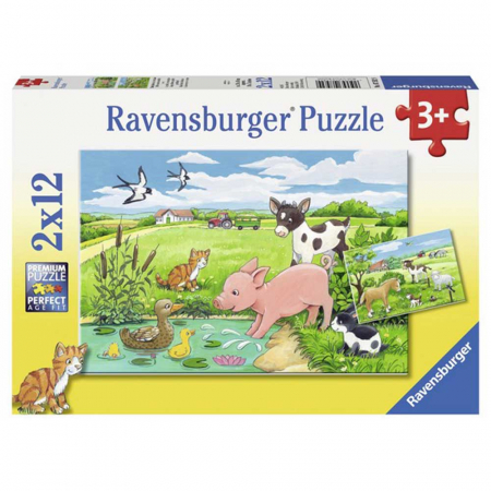 Jocuri tip puzzle - Puzzle Ravensburger - Animale La Ferma