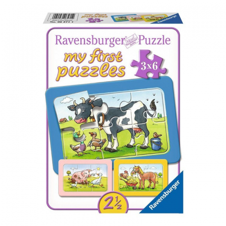 Jocuri tip puzzle - Puzzle Ravensburger - Animale Prieteni