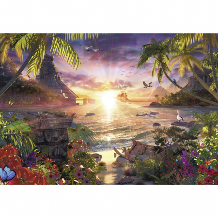 Puzzle Ravensburger - Apusul in Paradis [0]
