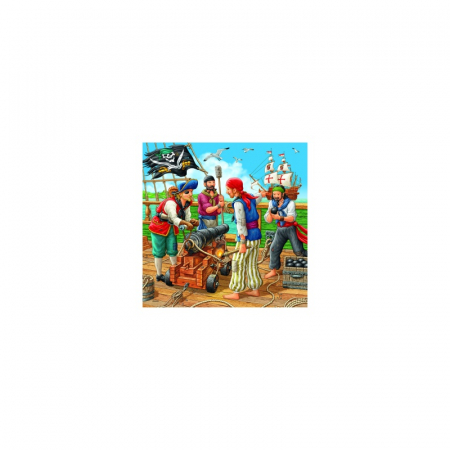 Puzzle Ravensburger Aventurile Piratilor, 3X49 Piese [2]