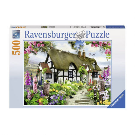 Jocuri tip puzzle - Puzzle Ravensburger - Cabana de Vis