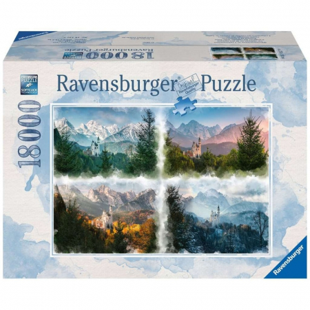Jocuri tip puzzle - Puzzle Ravensburger Castel in 4 Anotimpuri 18000 Piese