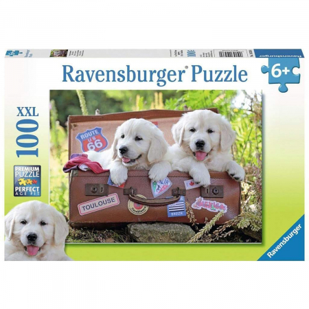 Jocuri tip puzzle - Puzzle Ravensburger Catei In Valiza, 100 Piese