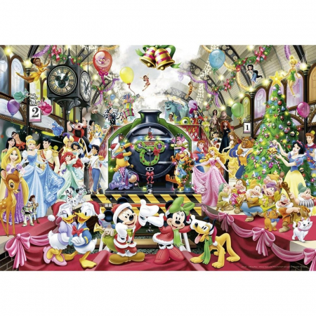 Puzzle Ravensburger Craciunul in Familia Disney [1]