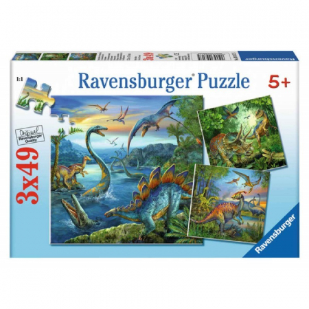 Jocuri tip puzzle - Puzzle Ravensburger - Farmecul Dinozaurilor