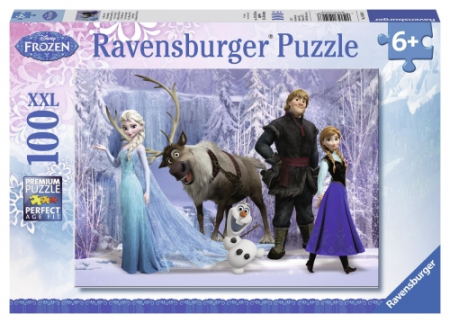 Jocuri tip puzzle - Puzzle Ravensburger Frozen, 100 Piese