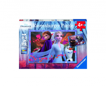 Jocuri tip puzzle - Puzzle Ravensburger Frozen II, 2X24 Piese