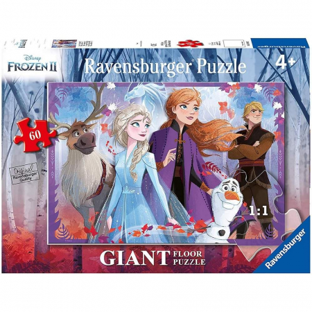 Jucarii si jocuri copii - Puzzle Ravensburger Frozen II Elsa&Anna, 60 Piese
