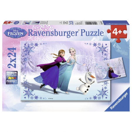 Jocuri tip puzzle - Puzzle Ravensburger - Frozen Surori Pentru Totdeauna