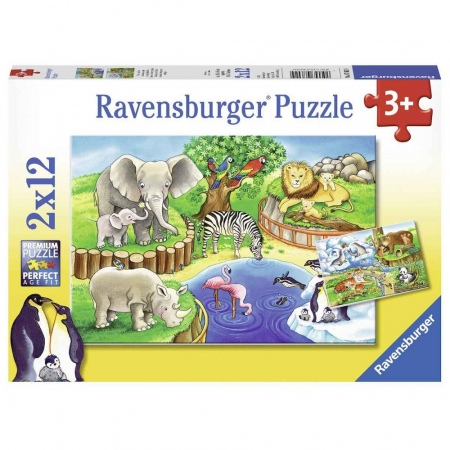 Jocuri tip puzzle - Puzzle Ravensburger - Gradina Zoologica