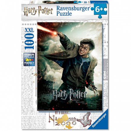 Jocuri tip puzzle - Puzzle Ravensburger Harry Potter, 100 Piese