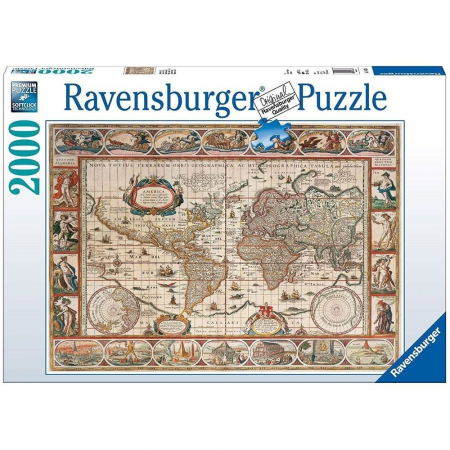 Jocuri tip puzzle - Puzzle Ravensburger - Harta Lumii 1650