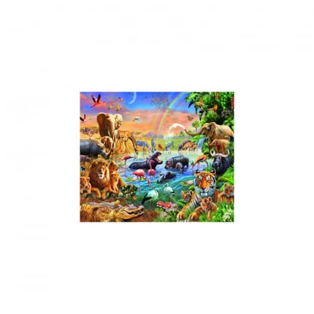 Puzzle Ravensburger Izvor In Jungla, 100 Piese [1]