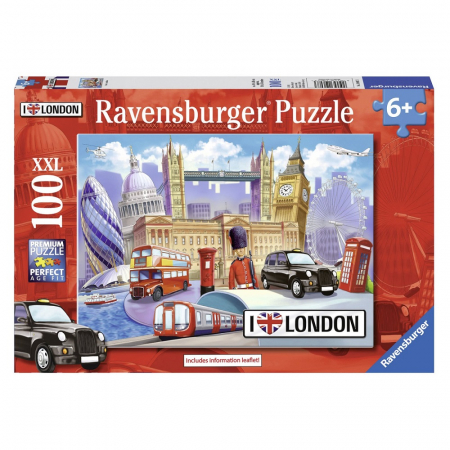 Jocuri tip puzzle - Puzzle Ravensburger Londra, 100 Piese