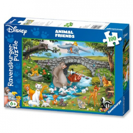 Jocuri tip puzzle - Puzzle Ravensburger Lumea Animalelor, 100 Piese